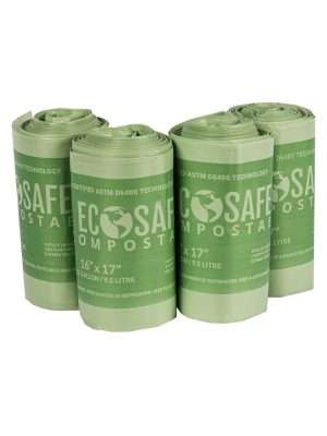 EcoSafe® 16" ×17″ Compostable Bag - 1 Roll